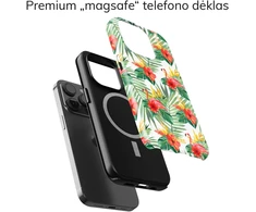 Coveris Telefono dėklas Magsafe "Flamingfizz" iPhone 12-17, Samsung S22-26, Google Pixel 10/Pro/ProXL modeliams
