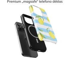 Coveris Telefono dėklas Magsafe "Freshly Squeezed" iPhone 12-17, Samsung S22-26, Google Pixel 10/Pro/ProXL modeliams