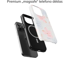 Coveris Telefono dėklas Magsafe "Frosted" iPhone 12-17, Samsung S22-26, Google Pixel 10/Pro/ProXL modeliams