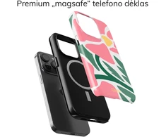 Coveris Telefono dėklas Magsafe "Garden Pop" iPhone 12-17, Samsung S22-26, Google Pixel 10/Pro/ProXL modeliams
