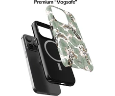 Coveris Telefono dėklas Magsafe "Giraffe" iPhone 12-17, Samsung S22-26, Google Pixel 10/Pro/ProXL modeliams