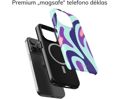 Coveris Telefono dėklas Magsafe "Glimmer" iPhone 12-17, Samsung S22-26, Google Pixel 10/Pro/ProXL modeliams