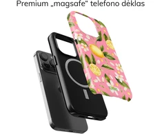 Coveris Telefono dėklas Magsafe "Golden Zest" iPhone 12-17, Samsung S22-26, Google Pixel 10/Pro/ProXL modeliams