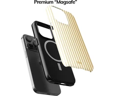 Coveris Telefono dėklas Magsafe "Goldveil" iPhone 12-17, Samsung S22-26, Google Pixel 10/Pro/ProXL modeliams