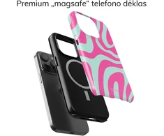 Coveris Telefono dėklas Magsafe "Groovy Chick" iPhone 12-17, Samsung S22-26, Google Pixel 10/Pro/ProXL modeliams