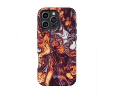 Coveris Telefono dėklas Magsafe "Hellfire Silk" iPhone 12-17, Samsung S22-26, Google Pixel 10/Pro/ProXL modeliams