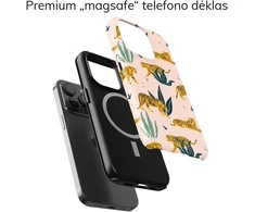 Coveris Telefono dėklas Magsafe "Jungle Roar" iPhone 12-17, Samsung S22-26, Google Pixel 10/Pro/ProXL modeliams