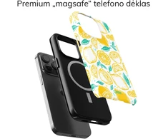Coveris Telefono dėklas Magsafe "Lemonlush" iPhone 12-17, Samsung S22-26, Google Pixel 10/Pro/ProXL modeliams