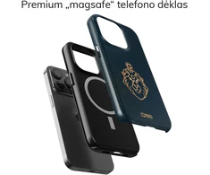 Coveris Telefono dėklas Magsafe "Leo" iPhone 12-17, Samsung S22-26, Google Pixel 10/Pro/ProXL modeliams
