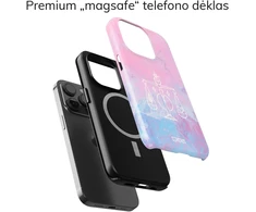 Coveris Telefono dėklas Magsafe "Libra" iPhone 12-17, Samsung S22-26, Google Pixel 10/Pro/ProXL modeliams