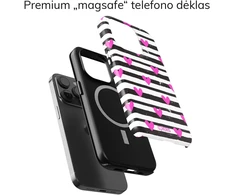 Coveris Telefono dėklas Magsafe "Lovestruck" iPhone 12-17, Samsung S22-26, Google Pixel 10/Pro/ProXL modeliams
