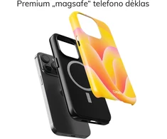 Coveris Telefono dėklas Magsafe "Melon" iPhone 12-17, Samsung S22-26, Google Pixel 10/Pro/ProXL modeliams