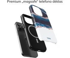 Coveris Telefono dėklas Magsafe "Midnight strata" iPhone 12-17, Samsung S22-26, Google Pixel 10/Pro/ProXL modeliams