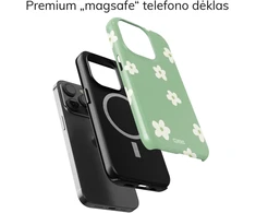 Coveris Telefono dėklas Magsafe "Mint" iPhone 12-17, Samsung S22-26, Google Pixel 10/Pro/ProXL modeliams