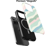 Coveris Telefono dėklas Magsafe "Mintflow" iPhone 12-17, Samsung S22-26, Google Pixel 10/Pro/ProXL modeliams