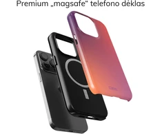 Coveris Telefono dėklas Magsafe "Mossy Mood" iPhone 12-17, Samsung S22-26, Google Pixel 10/Pro/ProXL modeliams