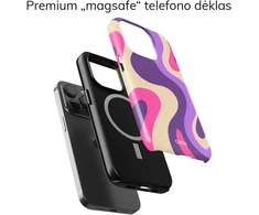 Coveris Telefono dėklas Magsafe "Multitone" iPhone 12-17, Samsung S22-26, Google Pixel 10/Pro/ProXL modeliams