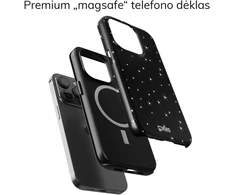 Coveris Telefono dėklas Magsafe "Obsidian" iPhone 12-17, Samsung S22-26, Google Pixel 10/Pro/ProXL modeliams