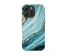 Coveris Telefono dėklas Magsafe "Ocean Marble" iPhone 12-17, Samsung S22-26, Google Pixel 10/Pro/ProXL modeliams