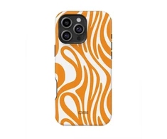 Coveris Telefono dėklas Magsafe "Orangewaves" iPhone 12-17, Samsung S22-26, Google Pixel 10/Pro/ProXL modeliams