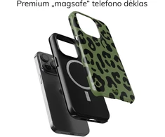 Coveris Telefono dėklas Magsafe "Pine" iPhone 12-17, Samsung S22-26, Google Pixel 10/Pro/ProXL modeliams