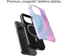 Coveris Telefono dėklas Magsafe "Rainbow Drop" iPhone 12-17, Samsung S22-26, Google Pixel 10/Pro/ProXL modeliams
