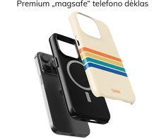 Coveris Telefono dėklas Magsafe "Rainbow" iPhone 12-17, Samsung S22-26, Google Pixel 10/Pro/ProXL modeliams