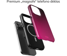 Coveris Telefono dėklas Magsafe "Raspberry Mist" iPhone 12-17, Samsung S22-26, Google Pixel 10/Pro/ProXL modeliams