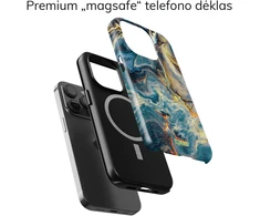 Coveris Telefono dėklas Magsafe "Reborn" iPhone 12-17, Samsung S22-26, Google Pixel 10/Pro/ProXL modeliams