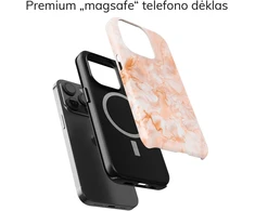 Coveris Telefono dėklas Magsafe "Rose Silk" iPhone 12-17, Samsung S22-26, Google Pixel 10/Pro/ProXL modeliams
