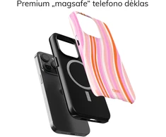 Coveris Telefono dėklas Magsafe "Rosewaves" iPhone 12-17, Samsung S22-26, Google Pixel 10/Pro/ProXL modeliams
