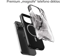 Coveris Telefono dėklas Magsafe "Sand" iPhone 12-17, Samsung S22-26, Google Pixel 10/Pro/ProXL modeliams