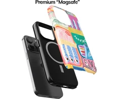 Coveris Telefono dėklas Magsafe "Sardines" iPhone 12-17, Samsung S22-26, Google Pixel 10/Pro/ProXL modeliams