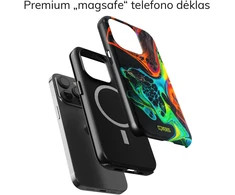 Coveris Telefono dėklas Magsafe "Sensation" iPhone 12-17, Samsung S22-26, Google Pixel 10/Pro/ProXL modeliams