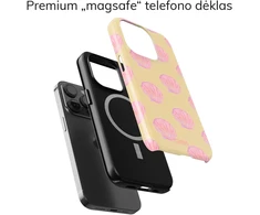 Coveris Telefono dėklas Magsafe "Shellace" iPhone 12-17, Samsung S22-26, Google Pixel 10/Pro/ProXL modeliams