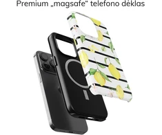 Coveris Telefono dėklas Magsafe "Squeeze The Day" iPhone 12-17, Samsung S22-26, Google Pixel 10/Pro/ProXL modeliams