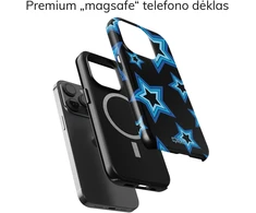 Coveris Telefono dėklas Magsafe "Starline" iPhone 12-17, Samsung S22-26, Google Pixel 10/Pro/ProXL modeliams