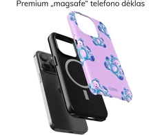 Coveris Telefono dėklas Magsafe "Teddies" iPhone 12-17, Samsung S22-26, Google Pixel 10/Pro/ProXL modeliams