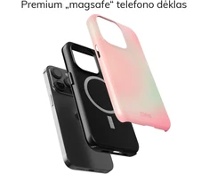 Coveris Telefono dėklas Magsafe "Velvet" iPhone 12-17, Samsung S22-26, Google Pixel 10/Pro/ProXL modeliams