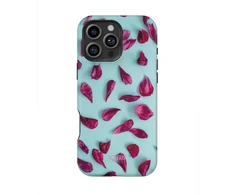Coveris Telefono dėklas Magsafe "Violetinė Petals" iPhone 12-17, Samsung S22-26, Google Pixel 10/Pro/ProXL modeliams