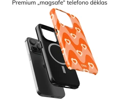 Coveris Telefono dėklas Magsafe "WavyLove" iPhone 12-17, Samsung S22-26, Google Pixel 10/Pro/ProXL modeliams
