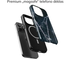 Coveris Telefono dėklas Magsafe "Web" iPhone 12-17, Samsung S22-26, Google Pixel 10/Pro/ProXL modeliams