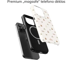 Coveris Telefono dėklas Magsafe "WingSpan" iPhone 12-17, Samsung S22-26, Google Pixel 10/Pro/ProXL modeliams
