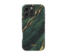 Coveris Telefono dėklas Magsafe "Žalias Marble" iPhone 12-17, Samsung S22-26, Google Pixel 10/Pro/ProXL modeliams