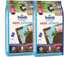 Bosch Petfood Mini Junior 1kg + 1kg