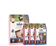 Bosch Petfood Puppy 7,5kg + Junior su ėriena ir ryžiais 3kg