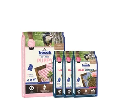 Bosch Petfood Puppy 7,5kg + Maxi Junior 3kg