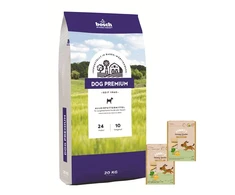 Bosch Tiernahrung bosch Dog Premium 20kg + Sammys Crispy Cracker 2kg