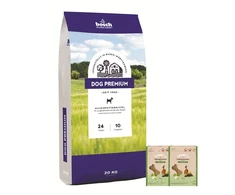 Bosch Tiernahrung bosch Dog Premium 20kg + Sammys Herbal Bones 2kg