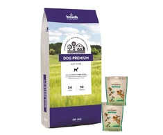 Bosch Tiernahrung bosch Dog Premium 20kg + Sammys Joint Bites 350g x 2